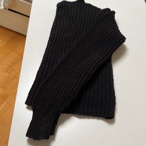 Black knit sweater